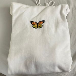 Brandy Melville Christy Butterfly Hoodie